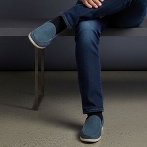 Johnnie O Men's Malibu Slip On Moccasin Loafers Blue Size 11.5